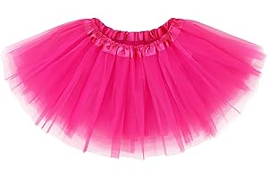 Olreco Tutu for Women Adults 5 Layered Tutu Skirts for Women Halloween Tutus Adult Tutus Womens Tulle Skirts 80s Fluffy Skirt
