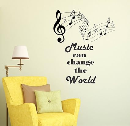 Luke and Lilly Music Design Vinyl Wall Sticker (60 * 70cm)