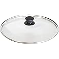 Lodge Round Tempered Glass Lid - Versatile Glass Lid for 12 Inch Skillets, Pans, and Dutch Ovens - Dishwasher Safe and Oven S