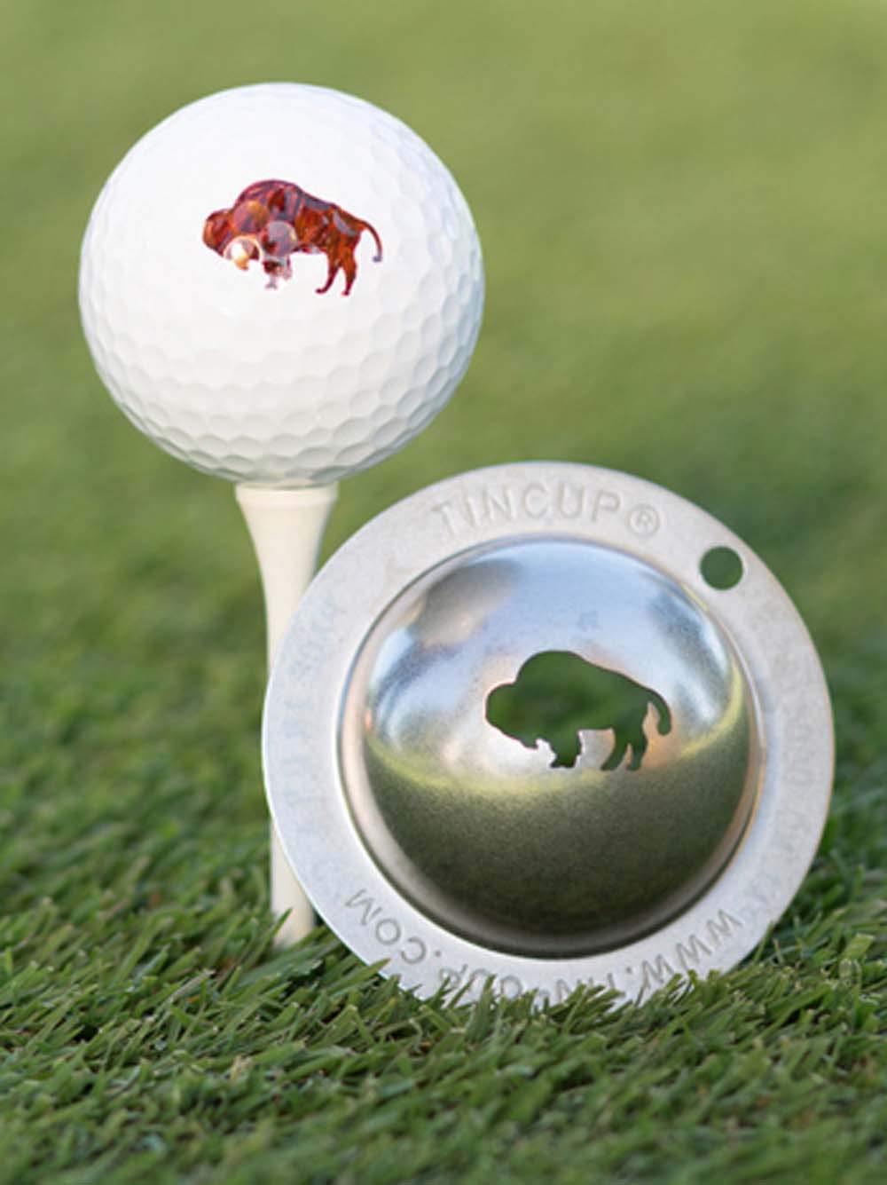Tin Cup Buffalo Roamin Golf Ball Marker Sports & Outdoors