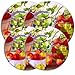 Range Kleen 4 Pack Round Burner Kovers Apple Harvest with 2 Small 8.5 Inch and 2 Large 10.5 Inch