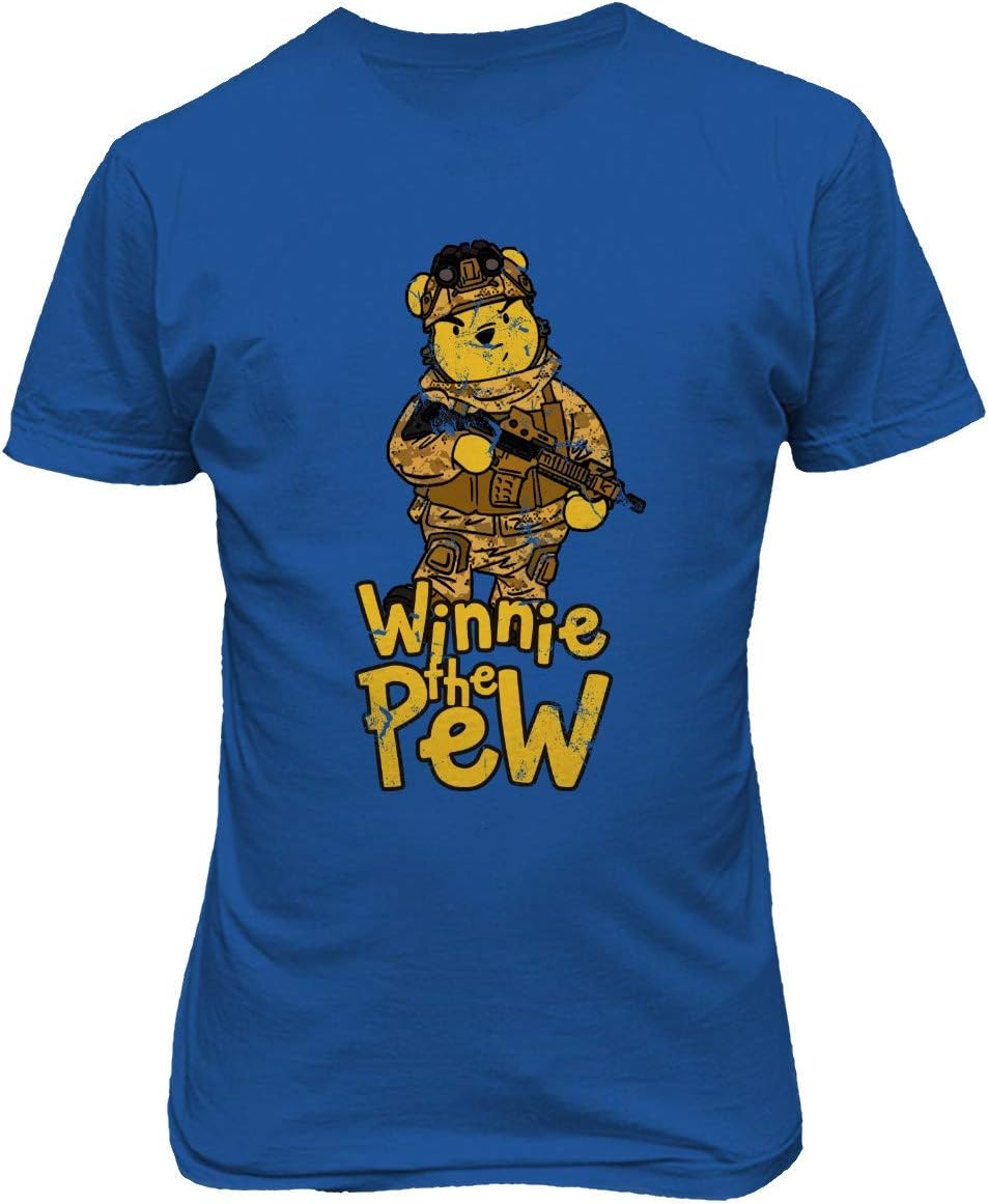 TMB Apparel New Novelty Shirt Winnie The Pew Shirt Winnie Funny Disney Men's T-Shirt