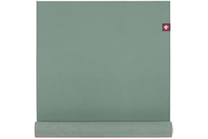 Manduka eKO SuperLite Yoga Mat - 1.5mm Natural Rubber | Foldable & Travel Friendly | Soft Textured Surface | Eco-friendly