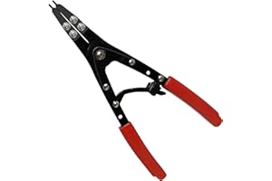GUWETA 38700 Spindle Snap Ring Pliers Internal External, 10" Large Snap Ring Pliers Heavy Duty Circlip Pliers Car Repair Tools Kit for for Ford SD Uninstall Remove Tools with Ratchet Locking 2025 Upgraded