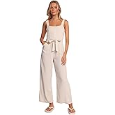 Petal & Pup womens Rachel Jumpsuit Beige