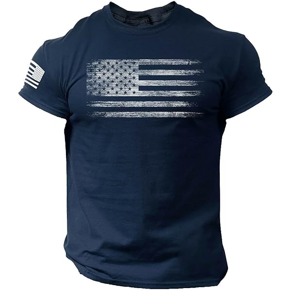 Amazon.com: ZHUER 2026 Summer T-Shirts for Men American Flag