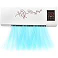 Hltzyzbl Cold And Hot Air Air Conditioner 2 In 1 Wall Mounted Mobile Air Electric Fan Air Conditioner For Bedroom Mini Split AC/Heating System, Portable, Ductless, With Remote, For Home Office