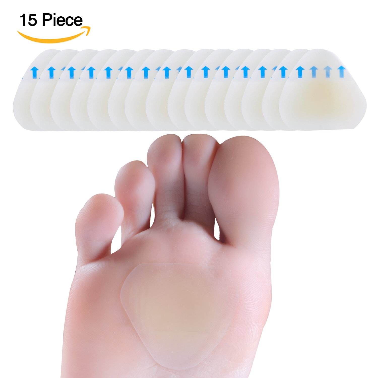 Povihome 15 Pack Toe Blister, Advanced Healing Blister Pads for Blister and Skin