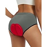 baleaf Women's 4D Padded Bike Underwear Cycling Shorts Biking Bicycle MTB Briefs Gear Clothes Biker Padding