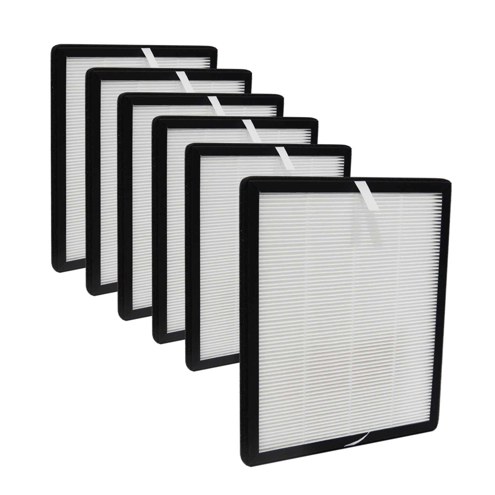 PUREBURG 6-Pack Replacement Filter Compatible with MeacoDry Arete One & Two 18L,20L & 25L Dehumidifier Air Purifier 2-in-1, 26 x 22 cm