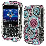 Asmyna BB8520HPCDM015NP Dazzling Luxurious Bling Case for BlackBerry Curve 8520/8530/9300/9330 - 1 Pack - Retail Packaging - Bubble