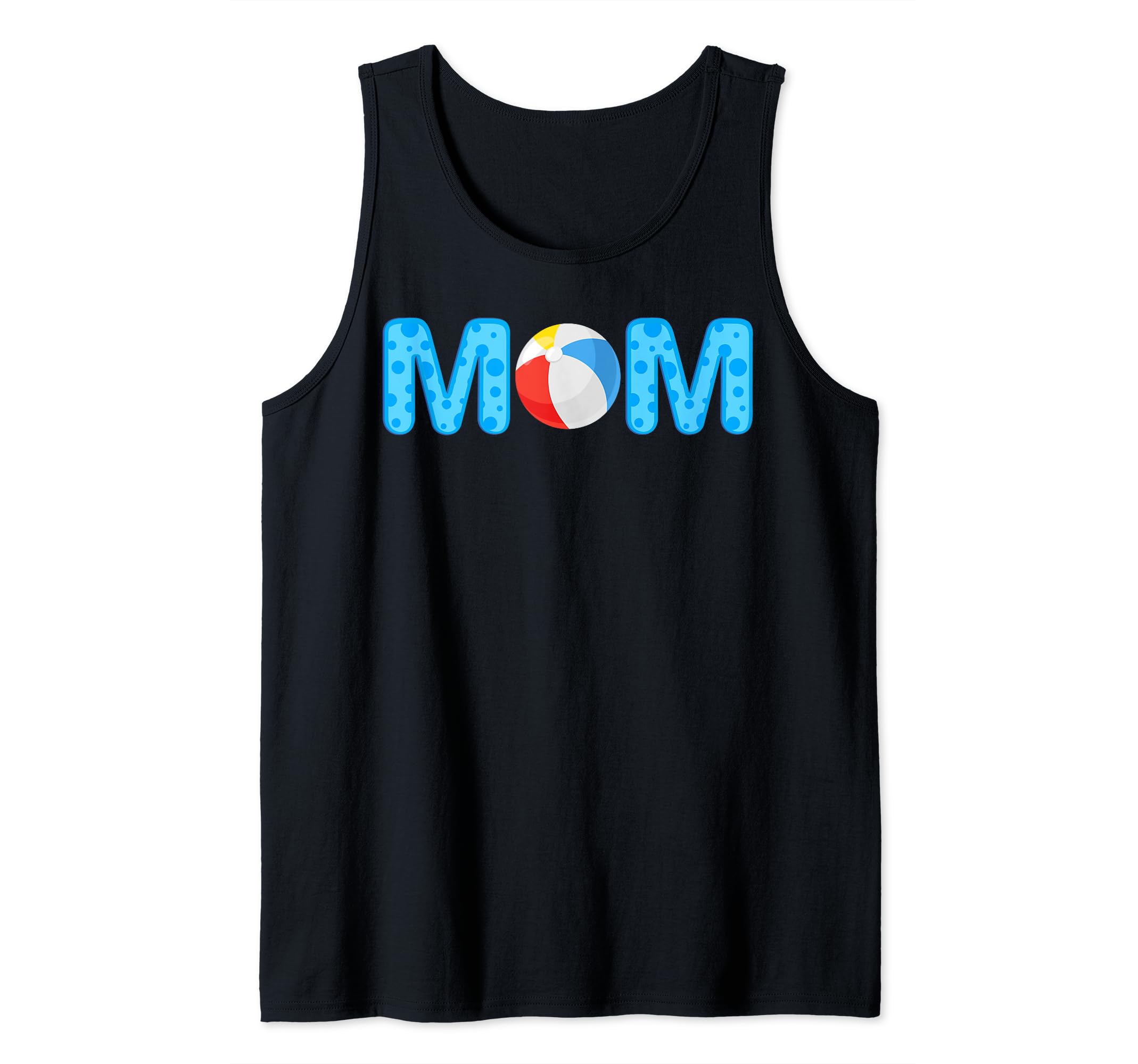 Photo 1 of Mom Beach Ball Theme Birthday Party Pool Matching Summer Tank Top