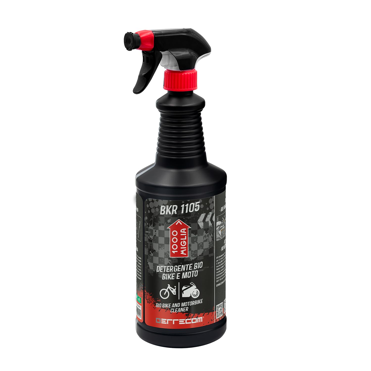 Errecom 1000 Miglia BKR 1105 Biologisch abbaubarer Fahrradreiniger, 1 L Sprühflasche