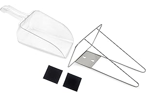 Darware Commercial Ice Scoop with Metal Holder, 7-Cup Capacity (58 Fluid Oz.)