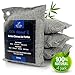 Zulay 4 Pack 100% Bamboo Charcoal Air Purifying Bags - Activated Charcoal Odor Absorber - Charcoal Bags 200g Air Fresheners & Odor Handler for Unpleasant Smells