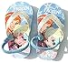 Disney Frozen Elsa & Anna Baby Blue Flip Flops (Med 7-8)