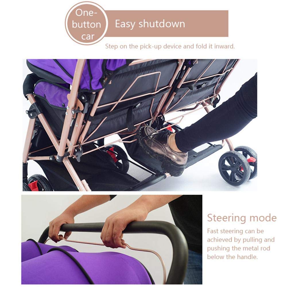 poussette convertible double