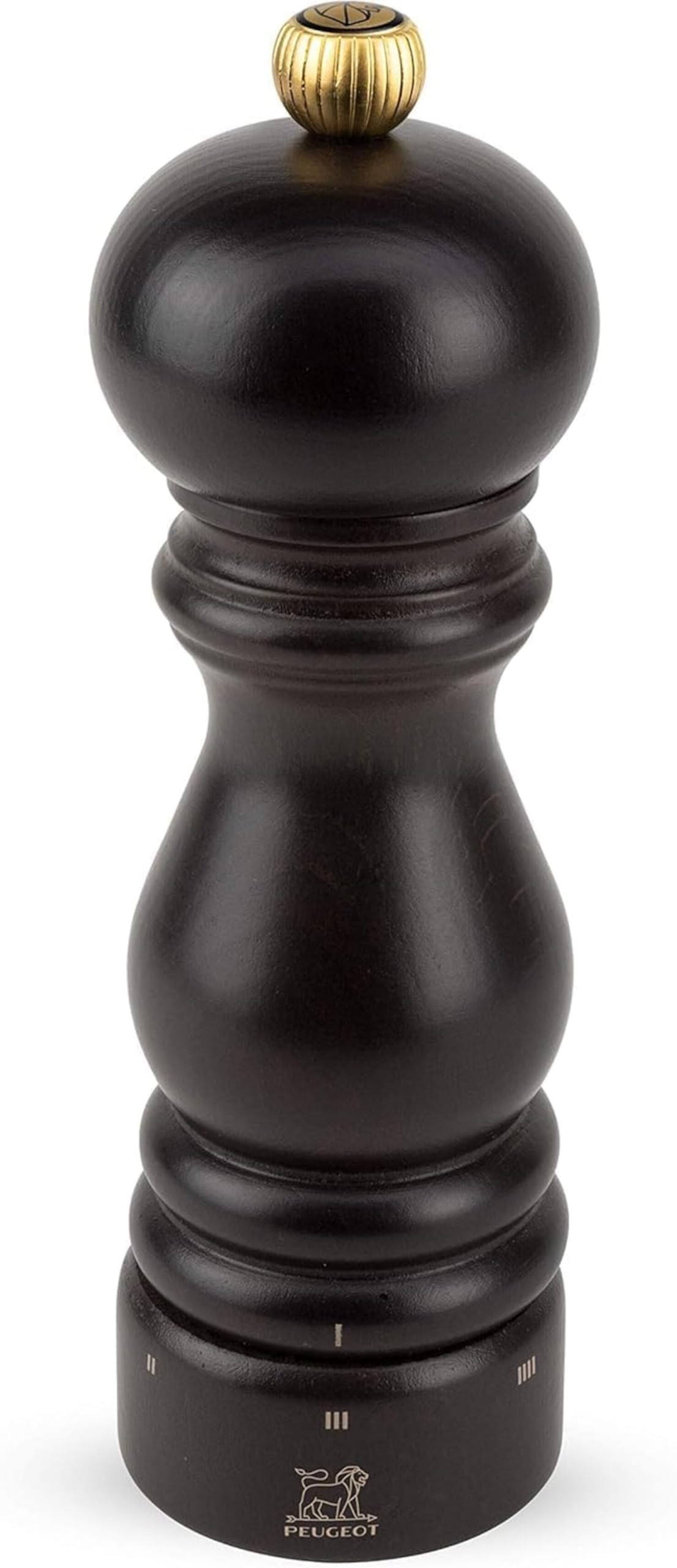 PEUGEOT - Paris u'Select 18 cm Pepper Mill - 6 Predefined Grind Settings - Made with PEFC Certified Wood - Made in France - Chocolate Colour, Brown — image 1