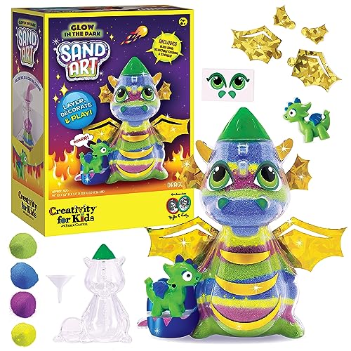 Creativity for Kids Sand Art Kit for Kids: Dragon - Arts and Crafts for Kids, S…