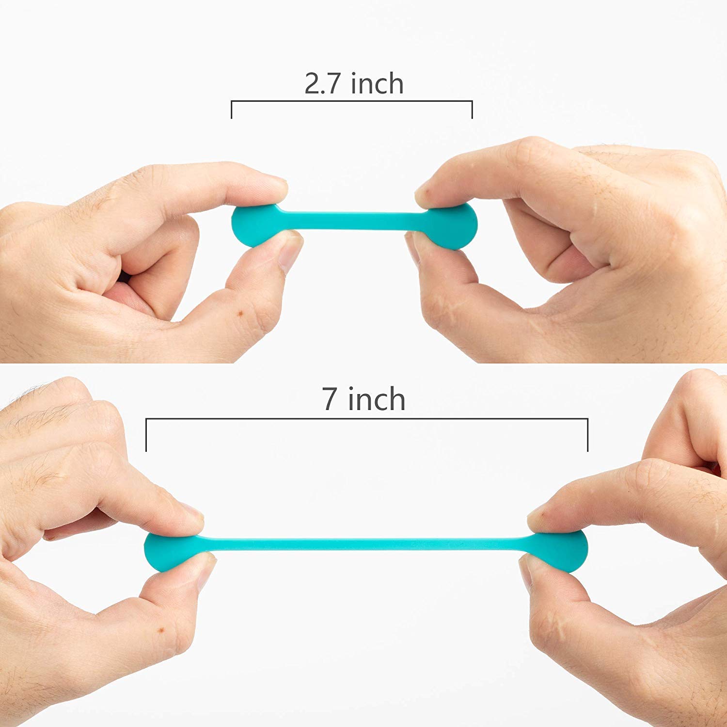 8 PCS Magnetic Earphone Winder, Aproo Magnetic Cord Winder Wrap for Headphones/Date USB Cable,Soft Silicone Earphone Cable Clips Organizer for iPhone/iPad/Galaxy, Also Use as Bookmarks/Keychain