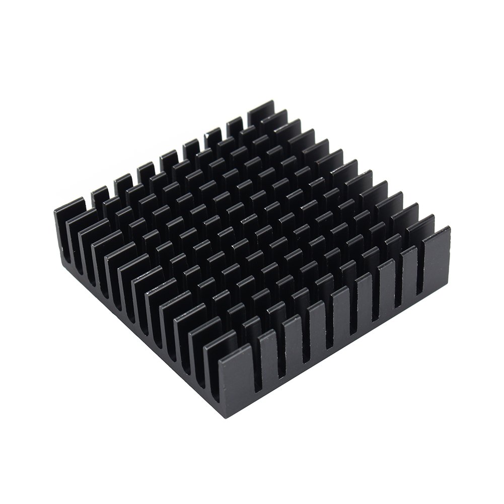 CPU Heatsink Small Size Black Aluminum Heat Sink Square Amazon.in