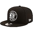 New Era Brooklyn Nets 2020 Official Team Color 9FIFTY Adjustable Snapback,unisex-adult Hat Black Cap