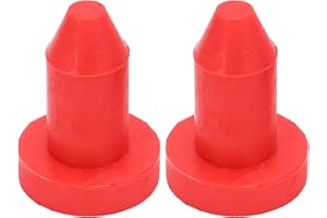 2pcs Kayak Drain Plugs Push in Rubber Drain Stoppers Plugs for Sundolphin Kayak Fishing Boats (Red)
