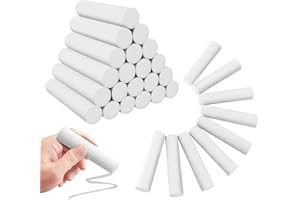 FELIZROCA 50 Pack White Sidewalk Chalks Washable Chalk for Kids Non-Toxic for Outdoor Art Play, Colored Chalk for Painting on Chalkboard, Blackboard and Playground(White)