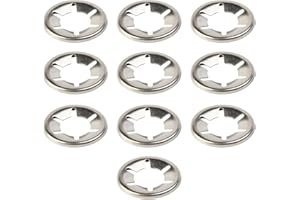 Bettomshin 10Pcs M14 x 28mm Internal Tooth Starlock Washers, 304 Stainless Steel Quick Speed Locking Washer, Push on Lock Washer Locking Clips, Used for Replacement Maintenance of Machine Parts Silver