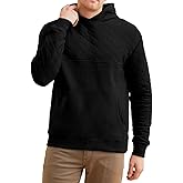 Dokotoo Men Men's Casual Hooded Collar Sweatshirts Long Sleeve Drawstring Pullover Graphic Hoodies with Pockets