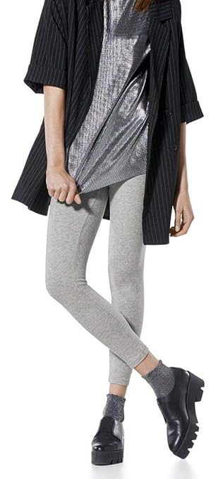 Esmara Damen Leggings aus Baumwolle, Blickdicht