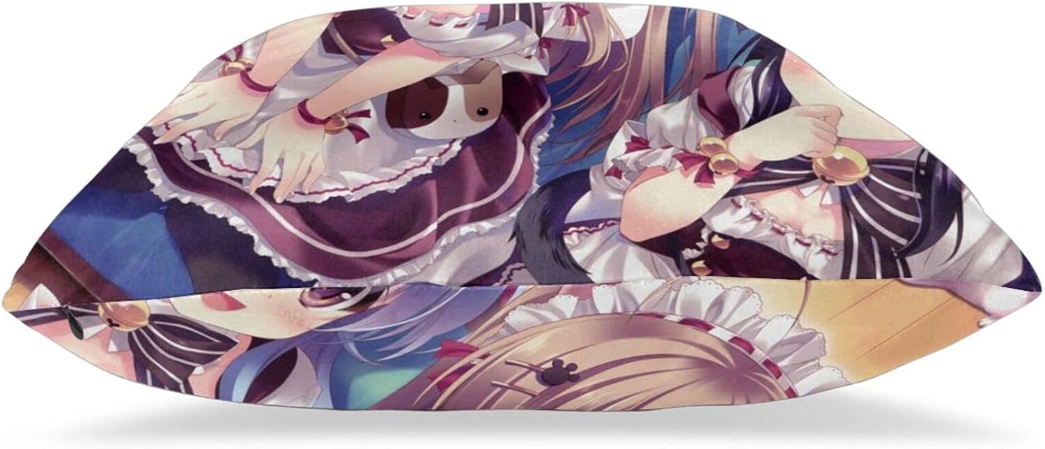 Amazon Co Jp にゃんカフェマキアート 3 人気 潮流 枕カバー 2点セッ 正方形 座布団カバー 柔らかい 個性的 両面印刷お昼寝枕 洗える 抱き枕カバー 隠す式ファスナー 四角い枕カバー 北欧 ソファーの枕カバー ホーム キッチン