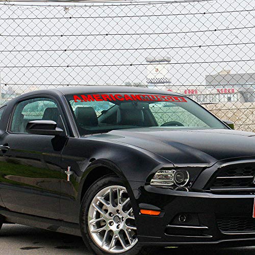 Charminghorse 2 Pieces Americanmuscle Bold Text Gt Front Rear