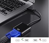 BLKing HDMI to VGA Adapter 1080P Male to Female Converter for PC Laptop Monitor view 2