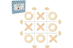 Offelec Wooden Ring Toss Game for Outdoor & Indoor Use – Fun Backyard Lawn Toss for Kids & Adults – Family Carnival Party Games, Picnic & BBQ Entertainment