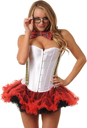 Amazon.com: Velvet Kitten Nerd Love Corset Costume #7949 ...