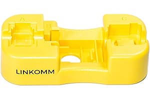 LINKOMM Keystone Jack Punch-Down Handheld Tool Termination Palm Holder Stand (Yellow)