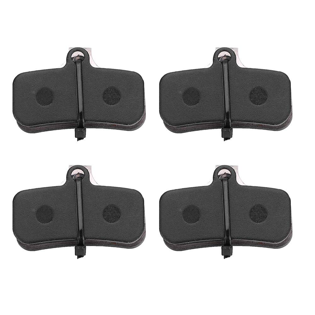 4 Pairs Bicycle Brake Pads Bike Brake Pads Resin Semi Metal Bike Disc Brake Pad Compatible for SAINT M810, M820, ZEE M640
