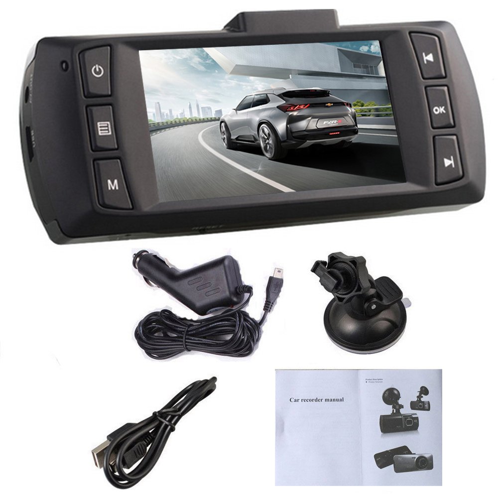 UNITOPSCI Car Dash Cam Dashboard Camera Recorder 2.7 inch Dash Cam with G-Sensor 170° Angle , Night Version , Loop Recording , 1080P FHD , WDR