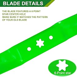 JSXDNWYJ ZT1 54 Blades for Cub Cadet Troy Bilt
