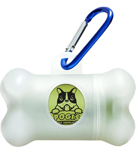 Yizepet Dog Poop Bag Holder With Leakproof Bags - Attaches To Leash, Refillable & Durable