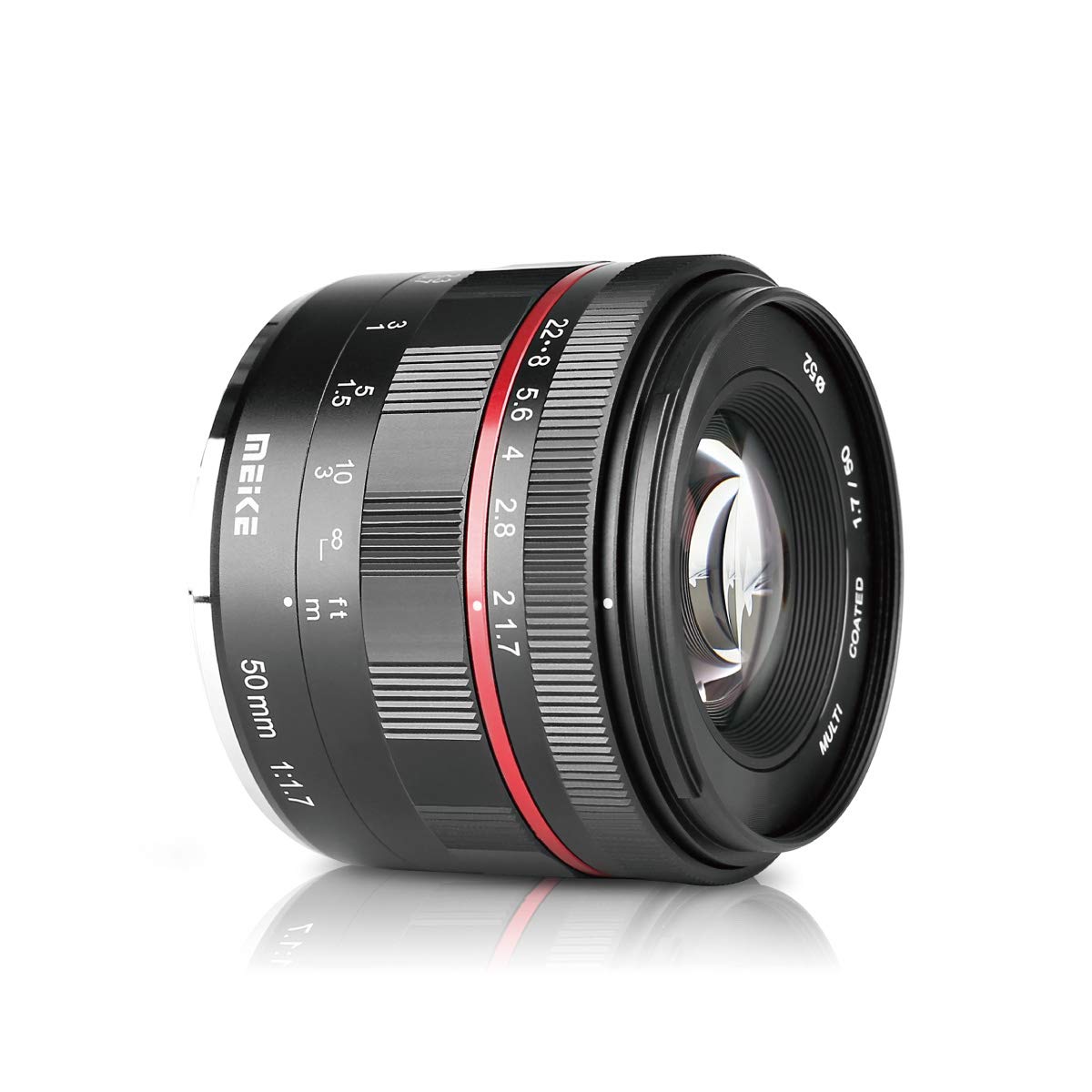MEIKE MK-50MM F/1.7 Prime Lens Compatible with Fujifilm Camera Such as X-T1 X-T2 X-T100 X-T20 (X-Mount)