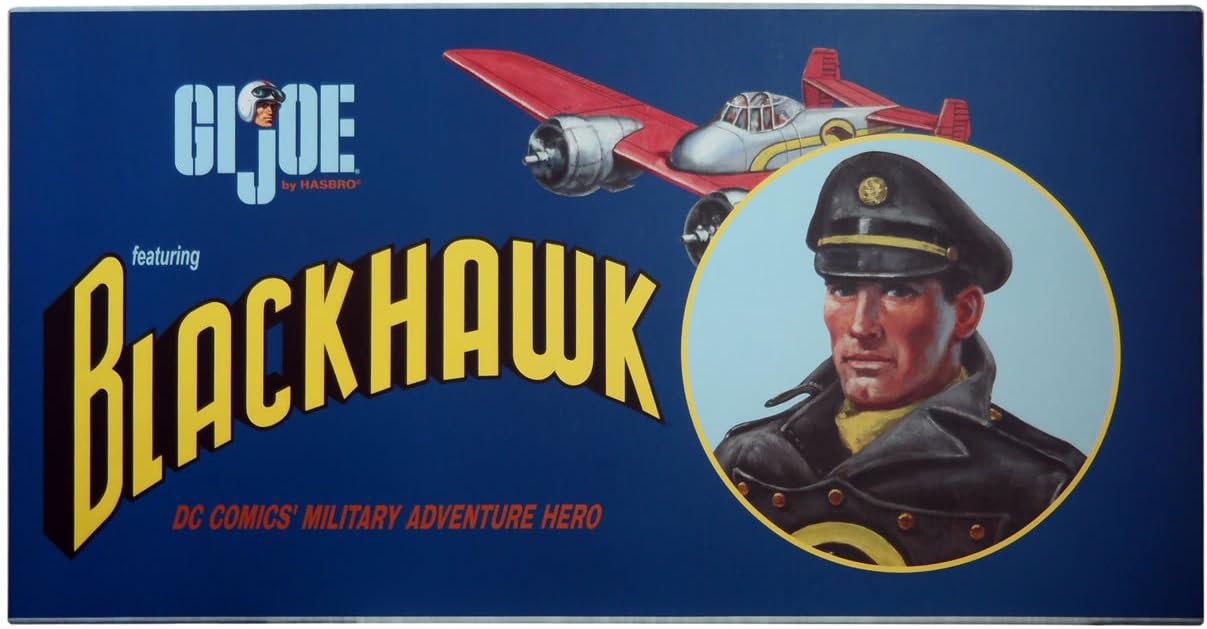 GI JOE BLACKHAWK FIGURE DELUXE BOX SET -RARE ONLY 2000 EVER MADE
