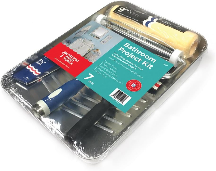 Pacific Paint Tools Bathroom Painting Project Kit 7 PC