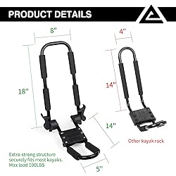 Leader Accessories Folding Kayak Rack 4 PCS/Set J