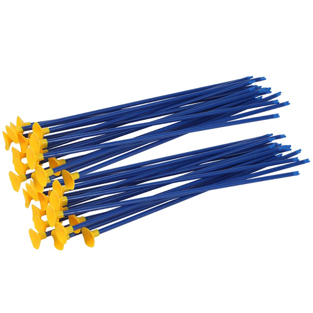 HugeDE 12 Pcs 16.5 inch Replacement Suction Cup Arrows Toy Replacement Arrows with Rubber Tip for Kids