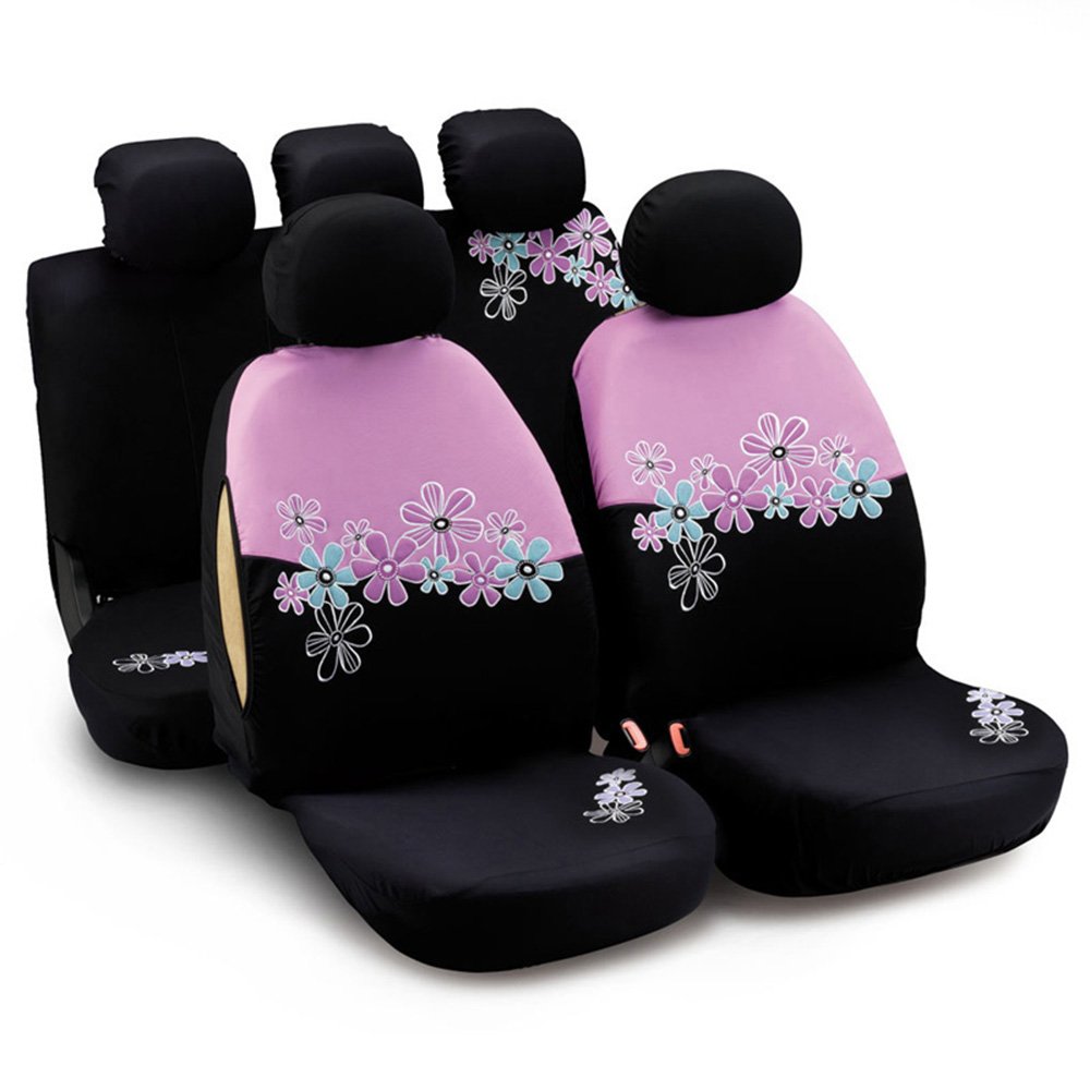 Best seat covers for cars full set pink