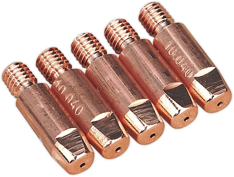 Sealey TG100/2 Contact Tip 1.0mm Pack of 5 Gasless MIG Welder Spares