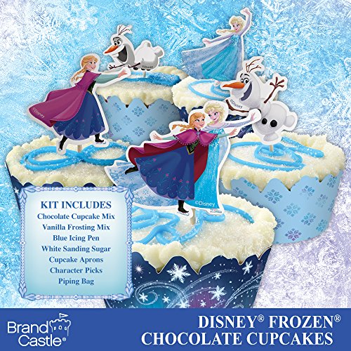 Crafty Cooking Kits Disney Frozen Cupcake Kit, Chocolate, 9.18 Ounce - Thumbnail 3
