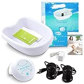 Vitaciti Portable Ionic Foot Bath Detox Machine - Detox Foot Spa System for Home, Ionic Detox Feet Spa Chi Cleanse with Professional Upgraded Durable Tub Basin, Two Arrays